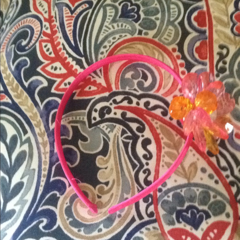 Pink headband for girls from Claire's.